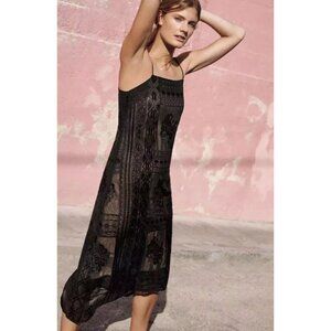 Embroidered Luna Slip Dress by Floreat Anthropologie